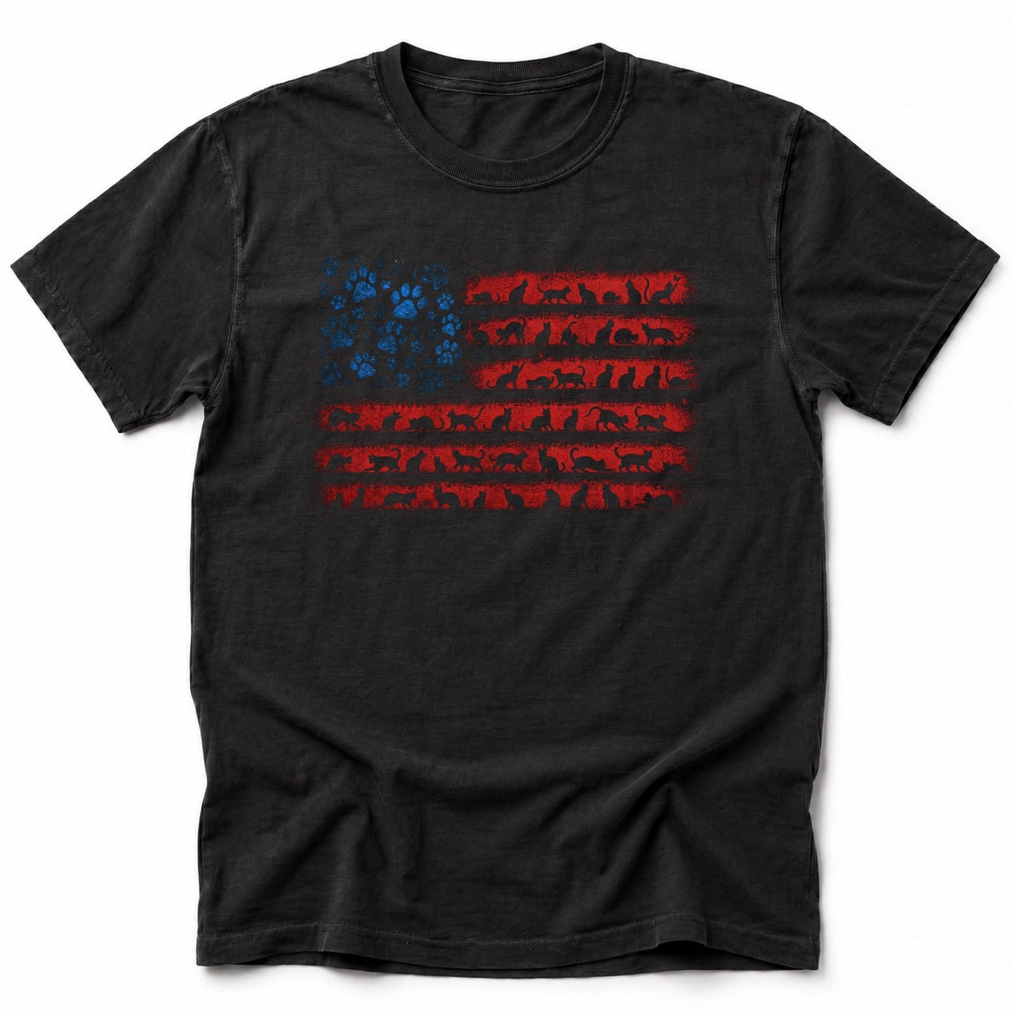 Flag of Ameowica T-Shirt Black / S 18755910717787580797 T-Shirt