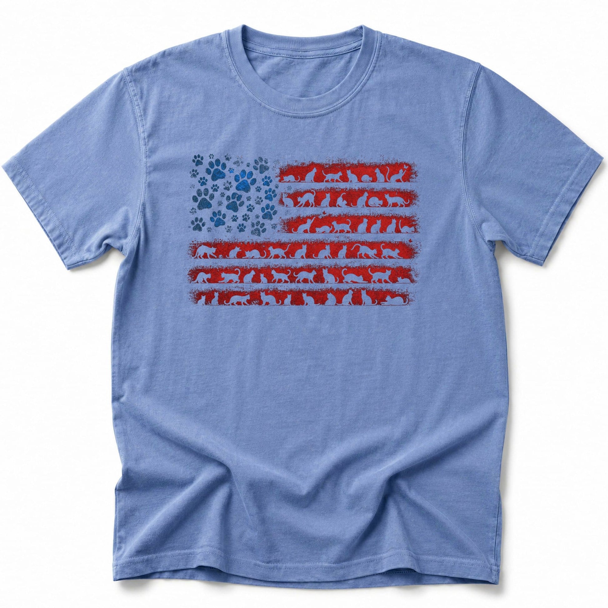 Flag of Ameowica T-Shirt Blue Jean / S 23150510244263263686 T-Shirt