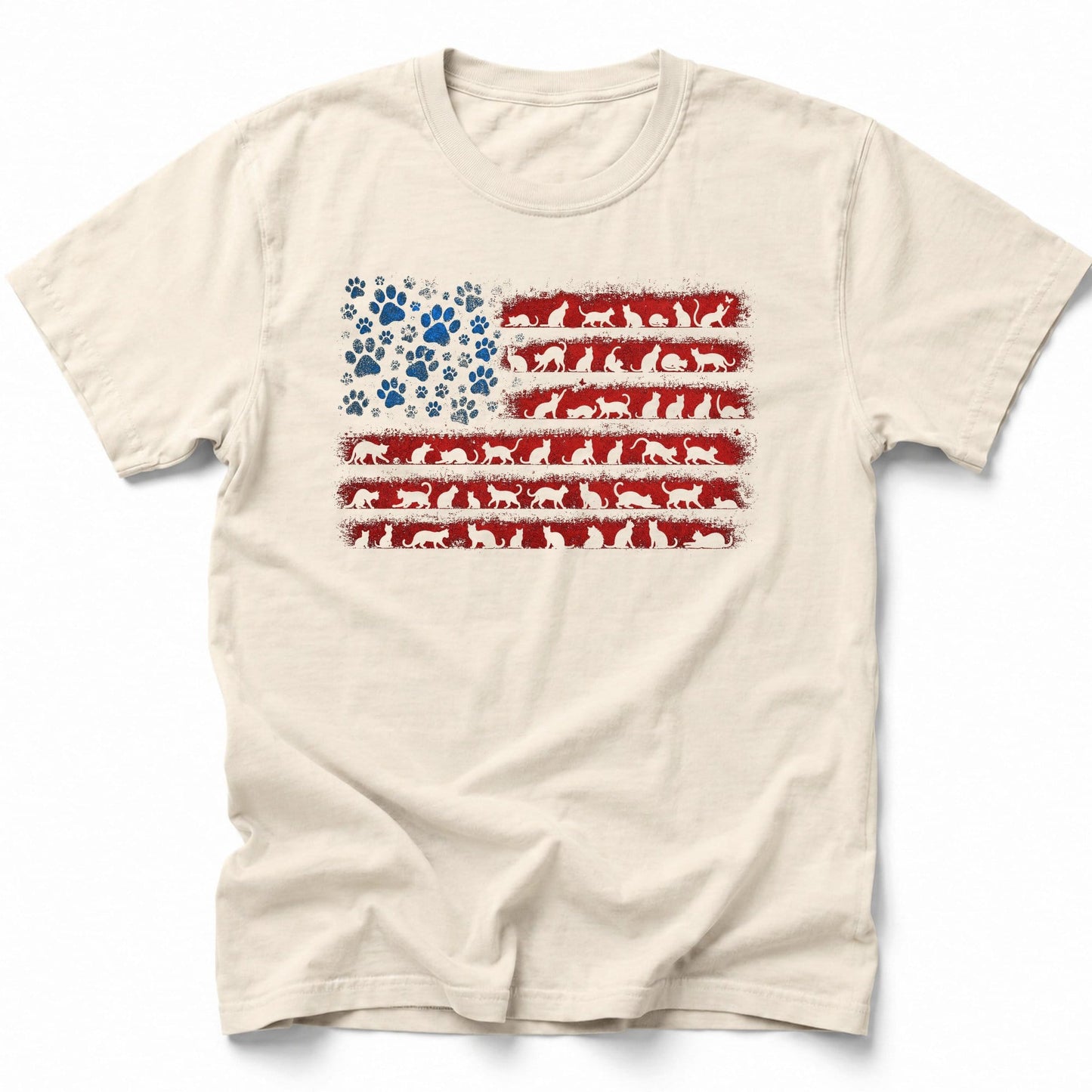 Flag of Ameowica T-Shirt Ivory / S 29771115948765707662 T-Shirt