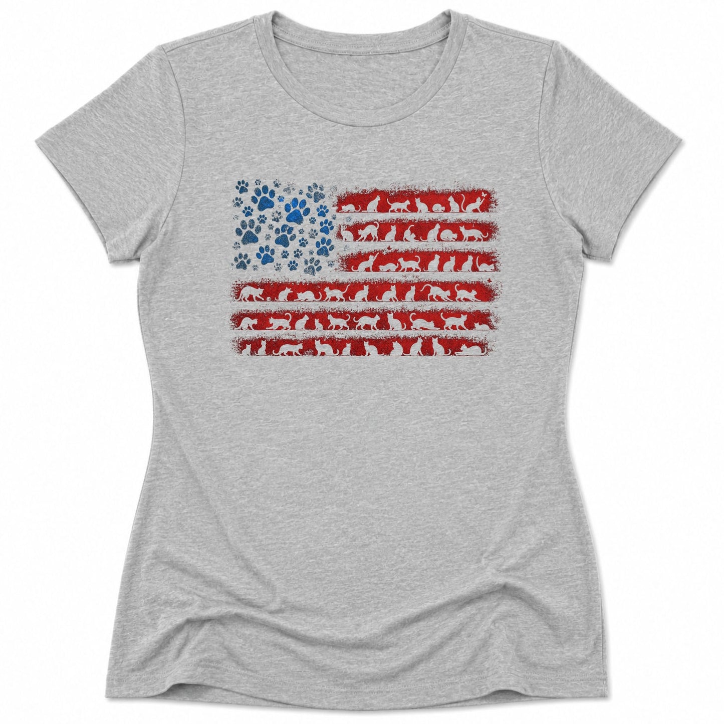 Flag of Ameowica Womens Tee S / Athletic Heather 17515001119207743928 T-Shirt