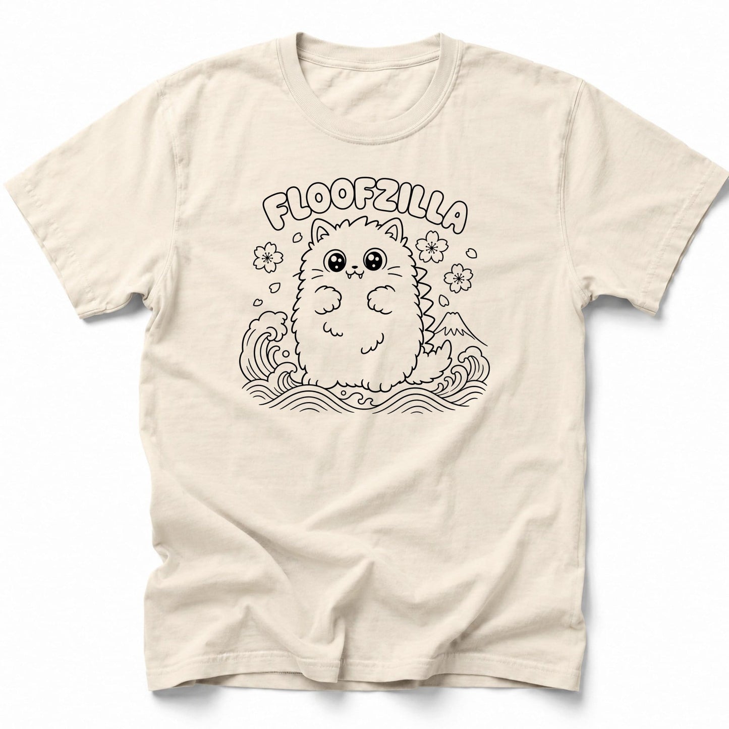 Floofzilla T-Shirt Ivory / S 29855178792955057373 T-Shirt