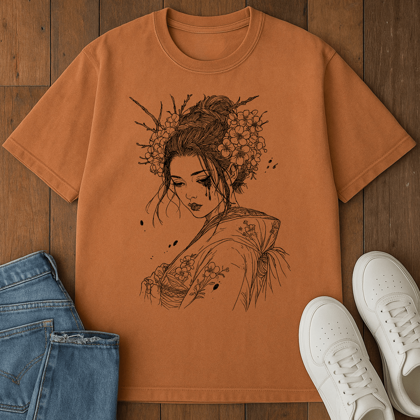 Floral Sorrow T-Shirt Yam / S 26045945551717303305 T-Shirt