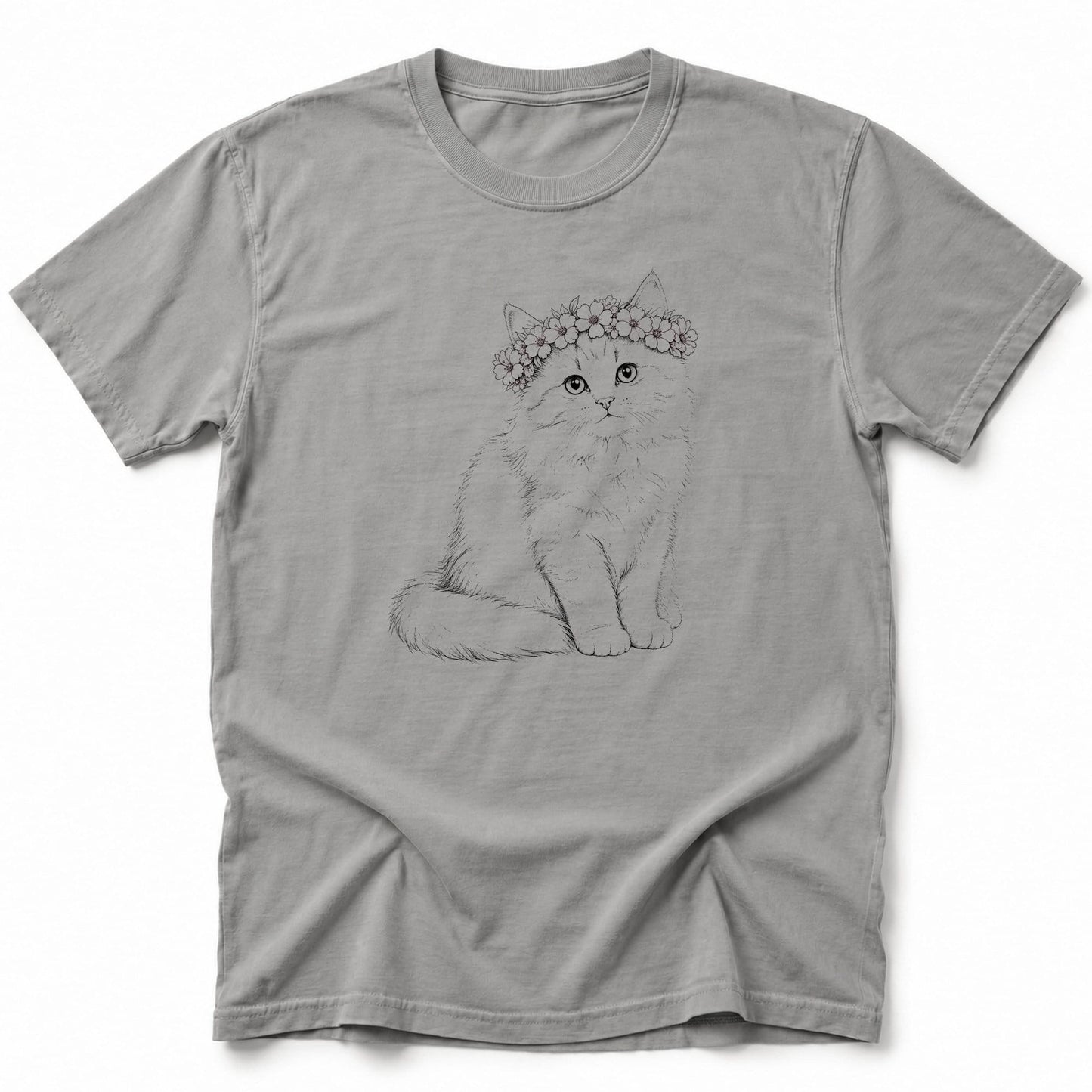 Floral T-Shirt Grey / S 27434861012524908435 T-Shirt