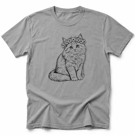 Floral T-Shirt Grey / S 27434861012524908435 T-Shirt