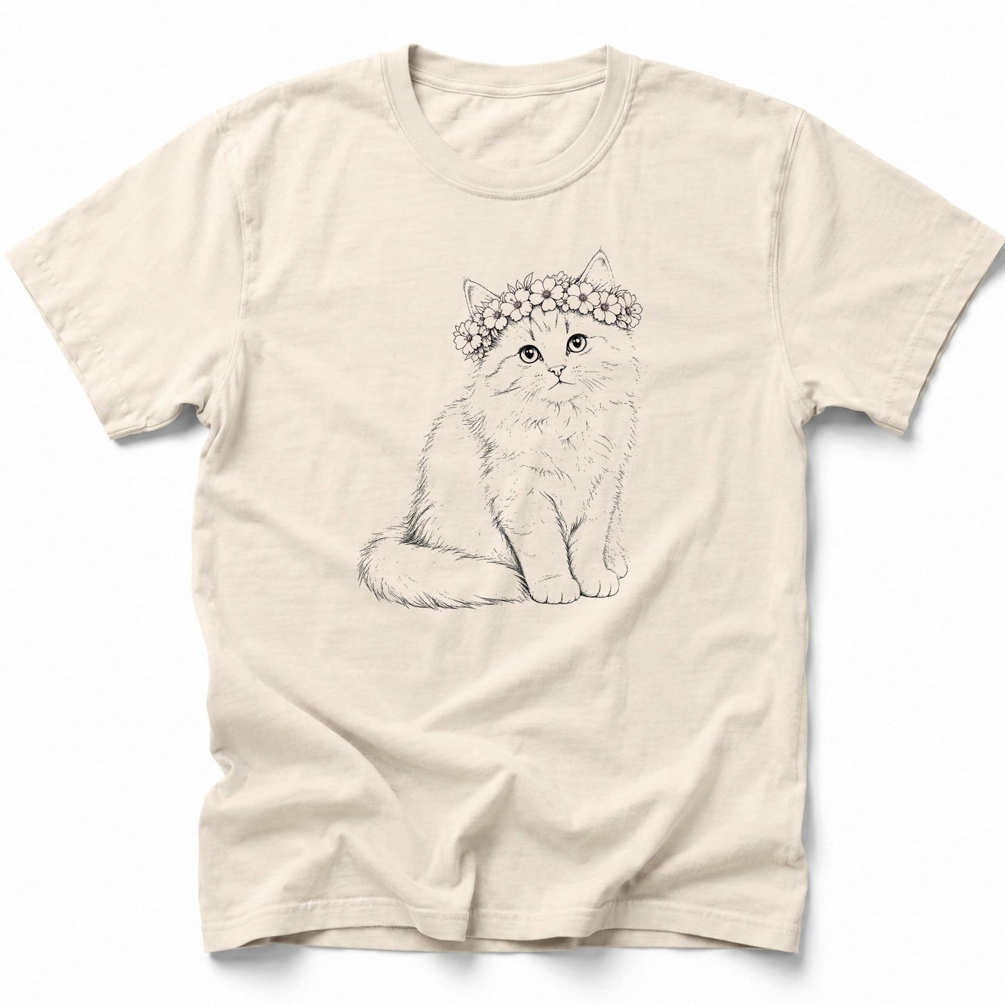 Floral T-Shirt Ivory / S 32371591006472852096 T-Shirt