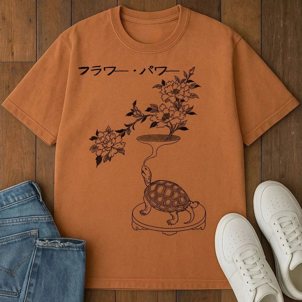 Flower Power T-Shirt Yam / S 11032745594411869770 T-Shirt