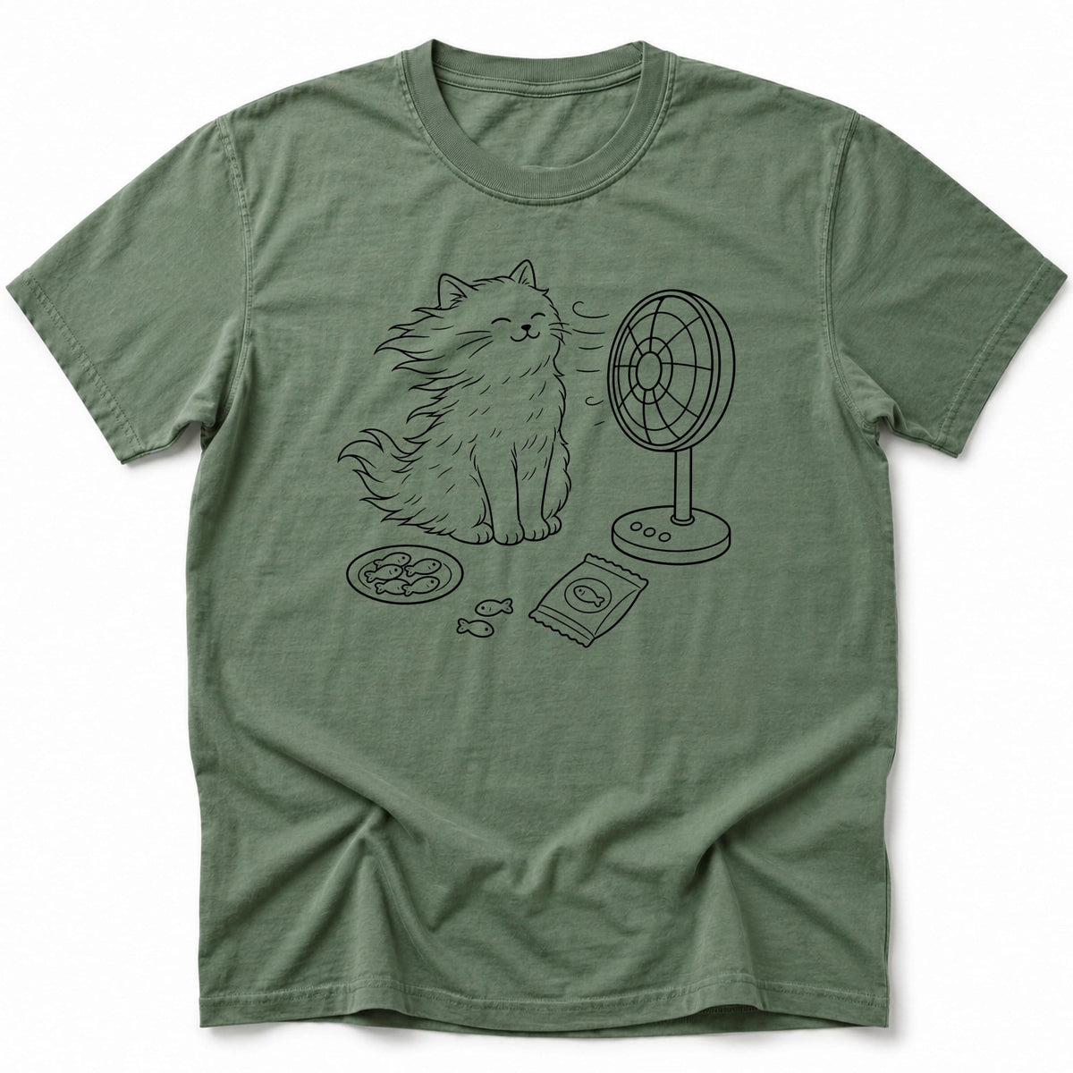 Fluff Fan T-Shirt Moss / S 12182654963000368745 T-Shirt