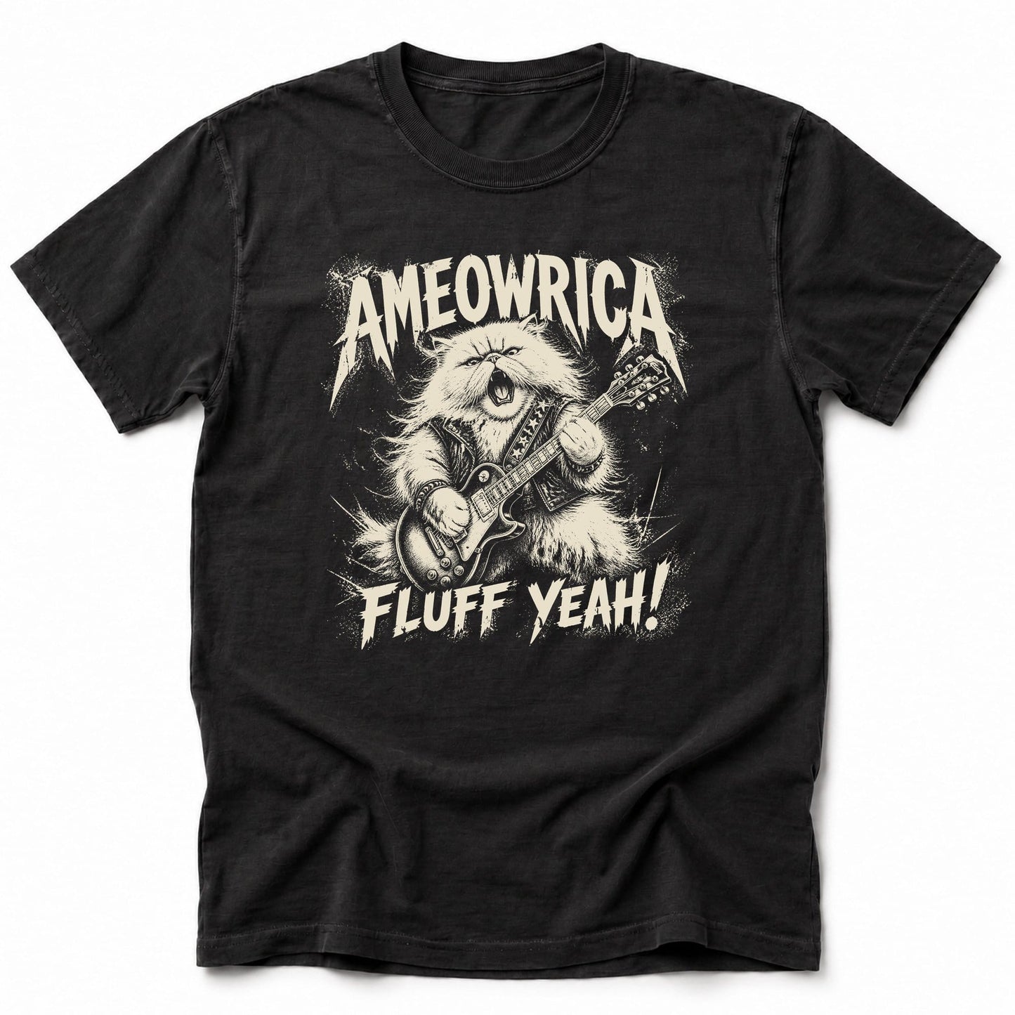 Fluff Yeah - Long Hair T-Shirt Black / S 70841659320013012961 T-Shirt
