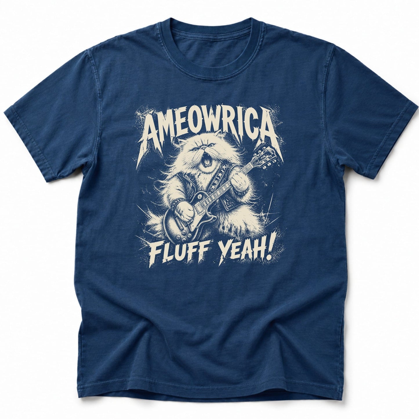 Fluff Yeah - Long Hair T-Shirt Navy / S 21475782059646396656 T-Shirt