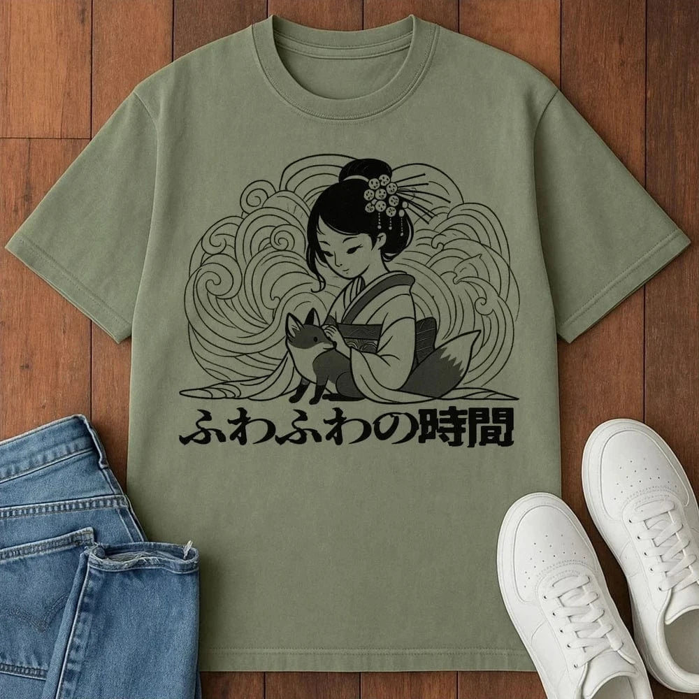 Fluffy Time T-Shirt Moss / S 20639996508088053919 T-Shirt