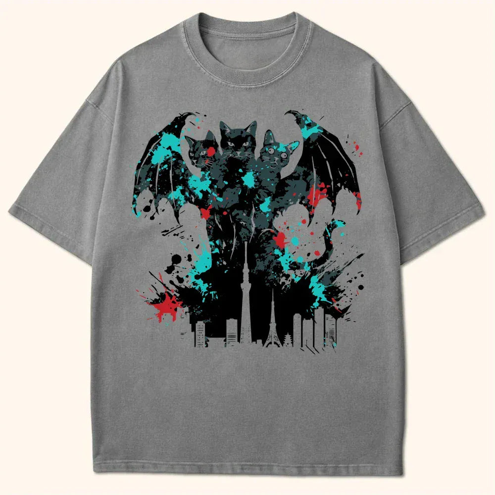 Founders Of Chaos King Nekodorah T-Shirt Grey / S 30767298960624644826 T-Shirt