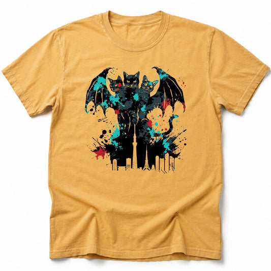 Founders Of Chaos King Nekodorah T-Shirt Mustard / S 21531330513070107687 T-Shirt