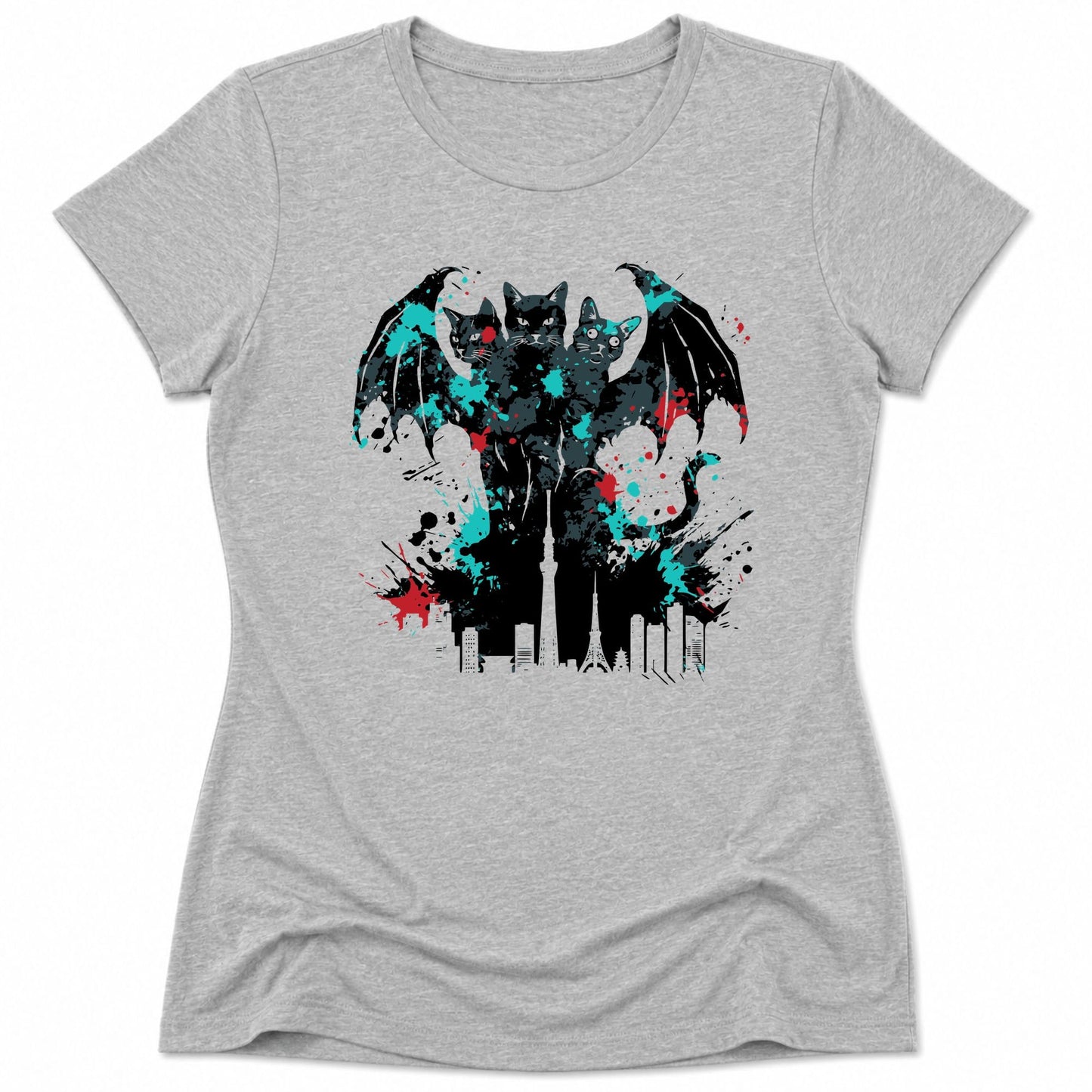 Founders Of Chaos King Nekodorah Womens Tee Athletic Heather / S 53906834283201622294 T-Shirt