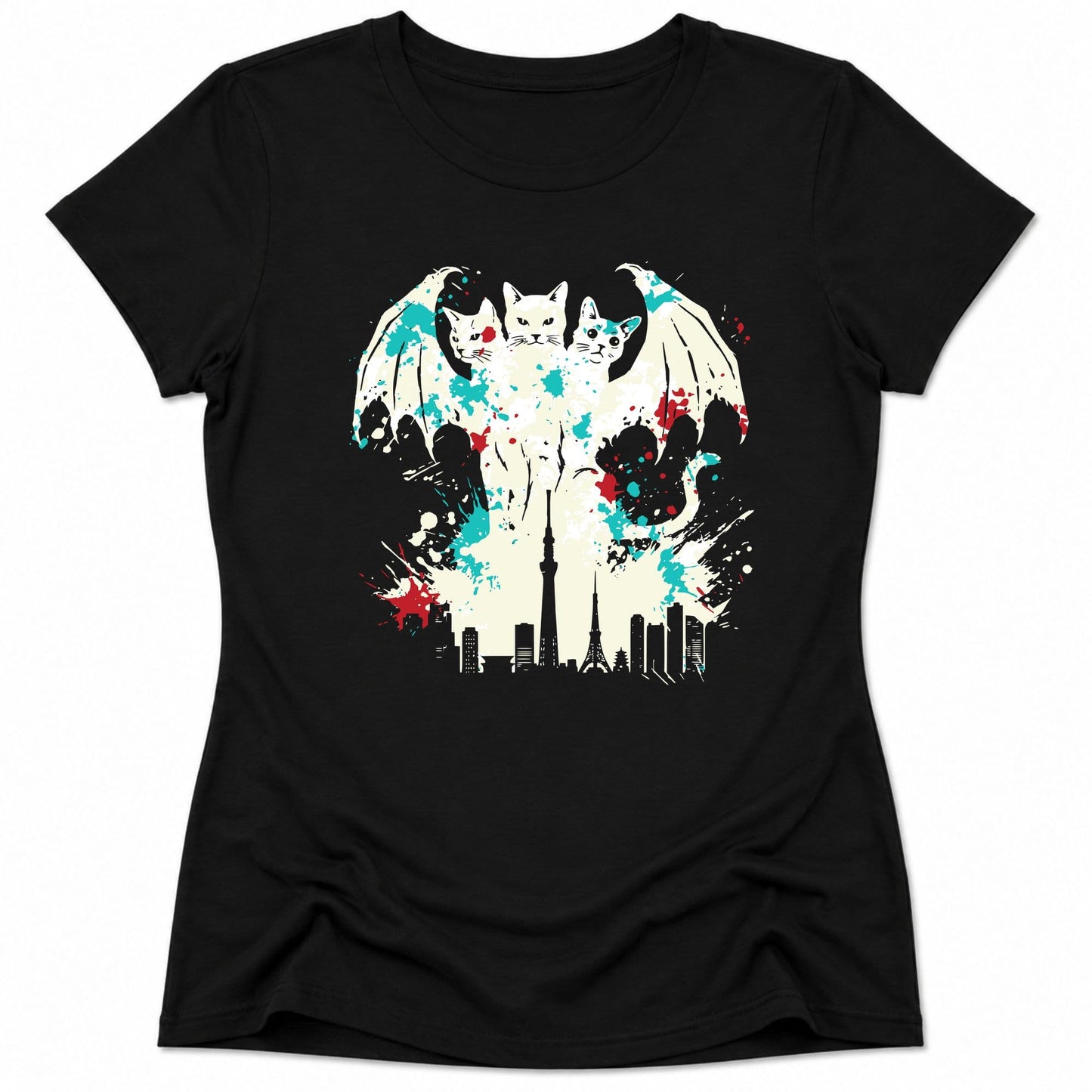 Founders Of Chaos King Nekodorah Womens Tee Black / S 27980496877474371545 T-Shirt