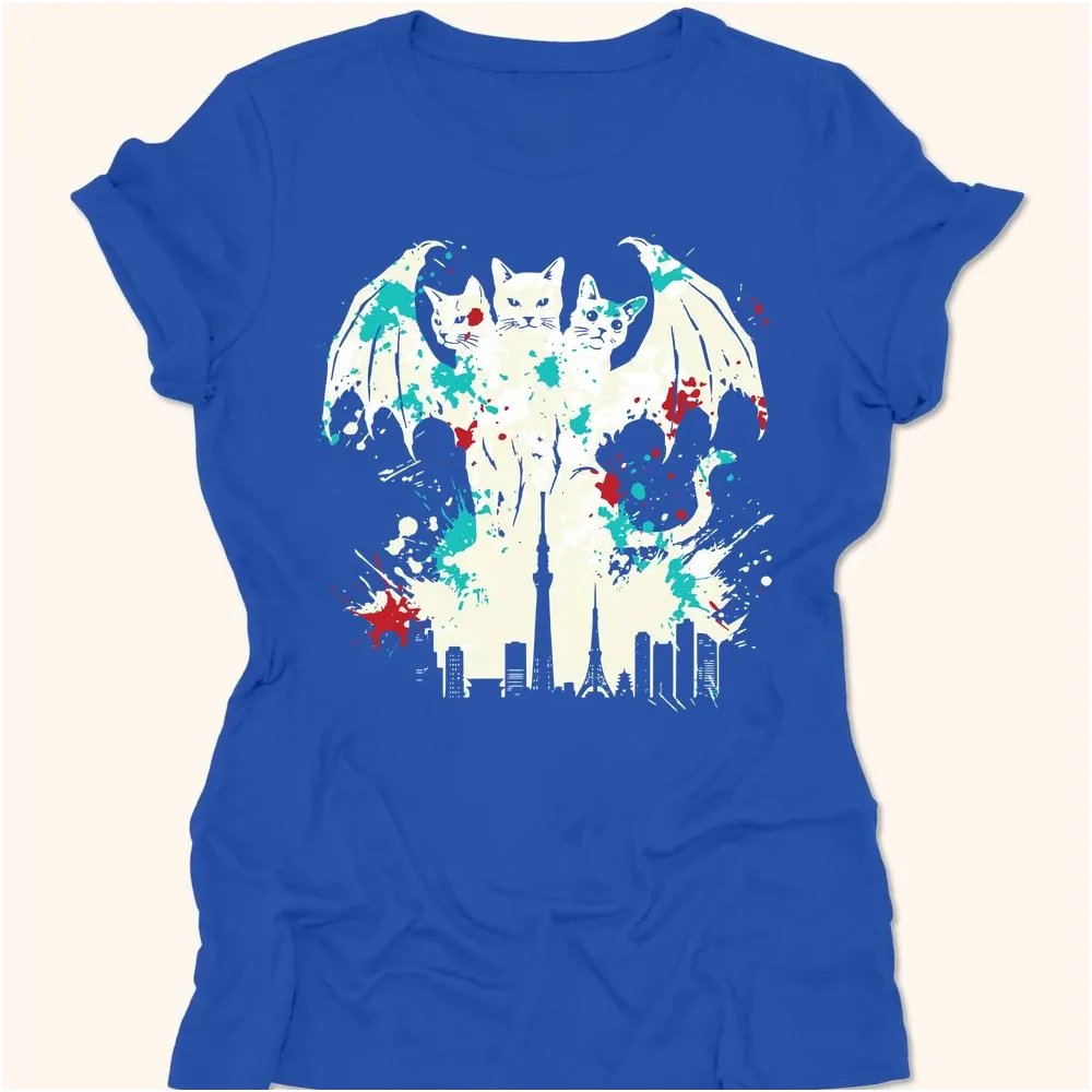 Founders Of Chaos King Nekodorah Womens Tee True Royal / S 14663868896368675539 T-Shirt