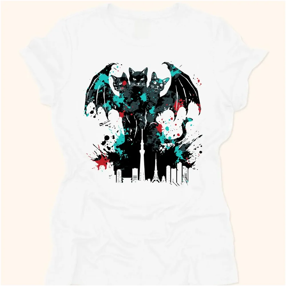 Founders Of Chaos King Nekodorah Womens Tee White / S 26400903431870841239 T-Shirt