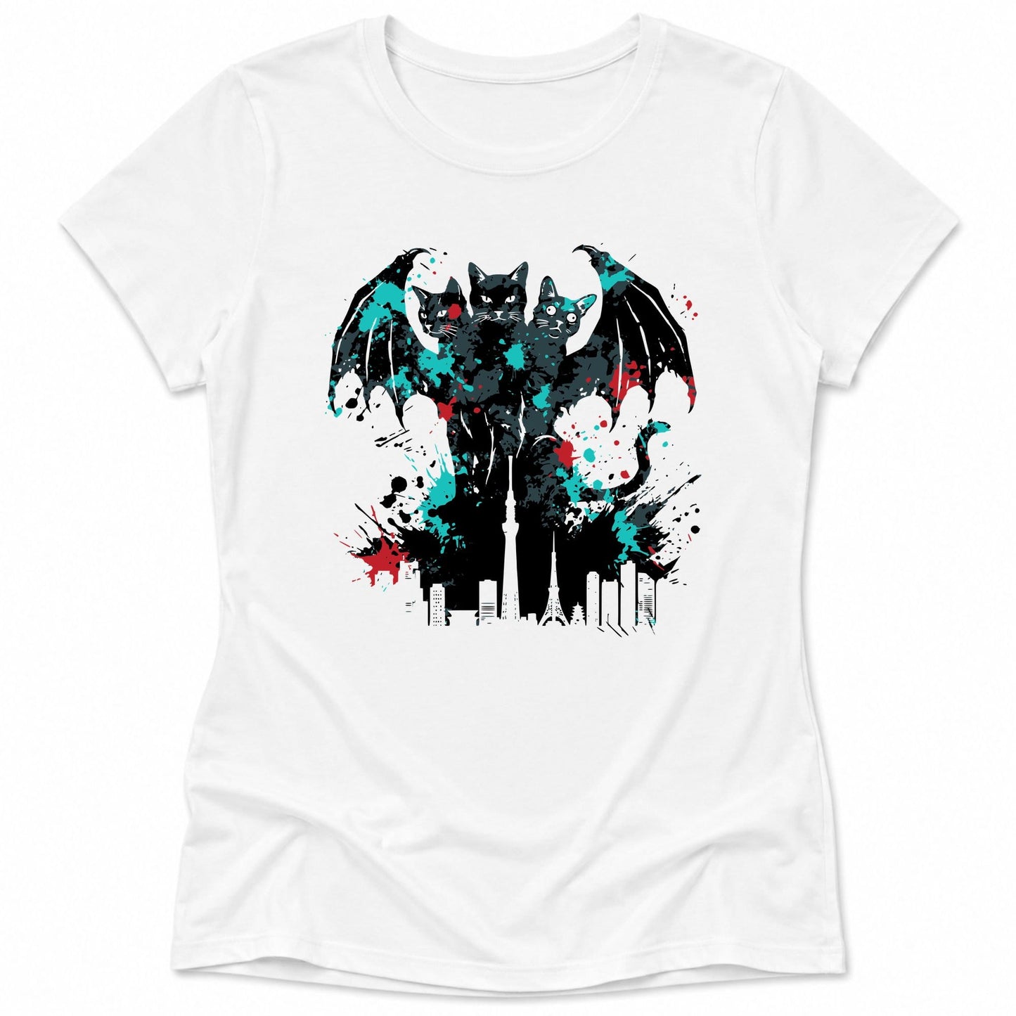 Founders Of Chaos King Nekodorah Womens Tee White / S 26400903431870841239 T-Shirt