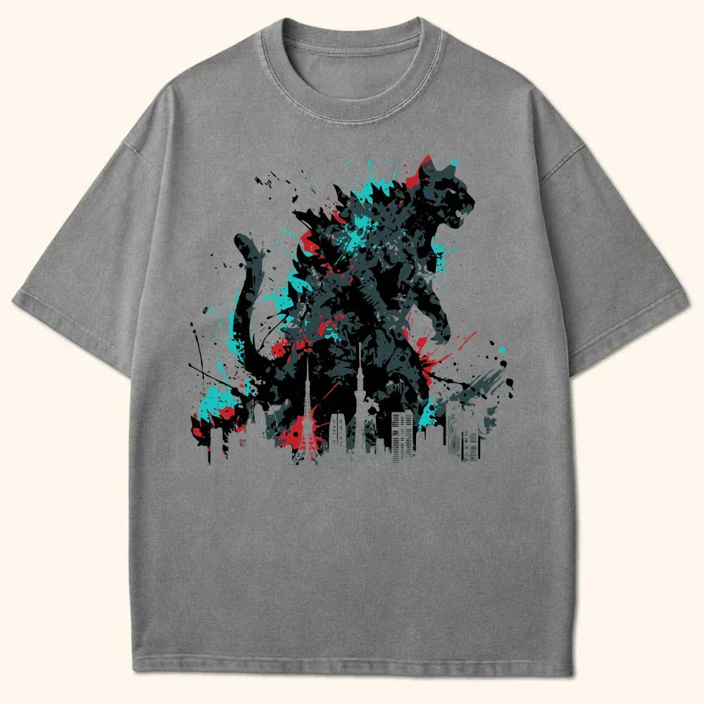 Founders Of Chaos Kyattojira T-Shirt Grey / S 33800923762852627429 T-Shirt