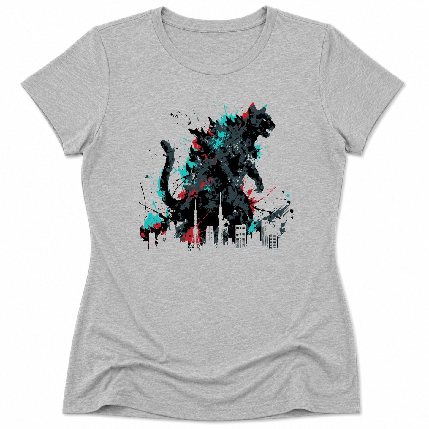 Founders Of Chaos Kyattojira Womens Tee Athletic Heather / S 25020040175654353680 T-Shirt