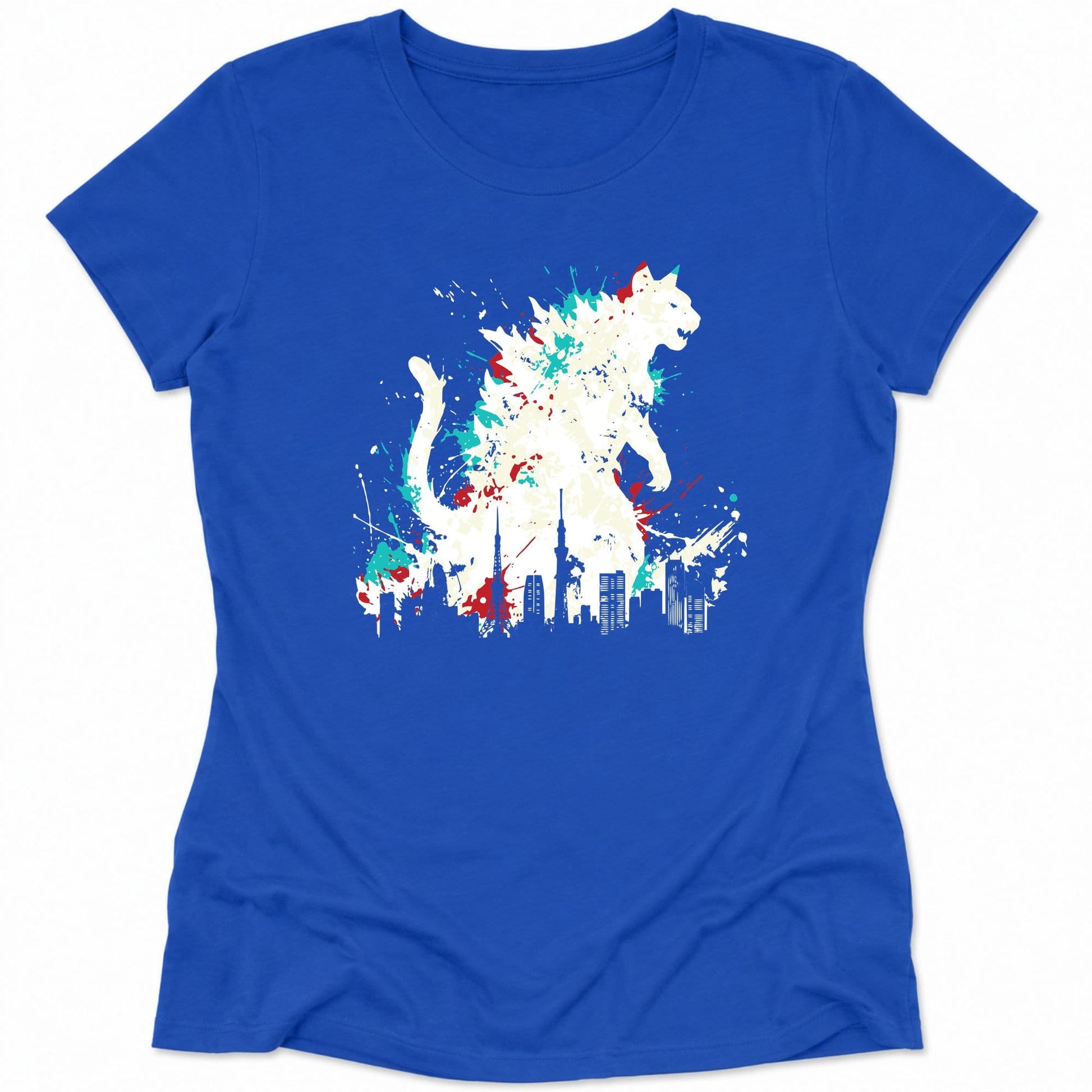 Founders Of Chaos Kyattojira Womens Tee True Royal / S 20708269264131135095 T-Shirt