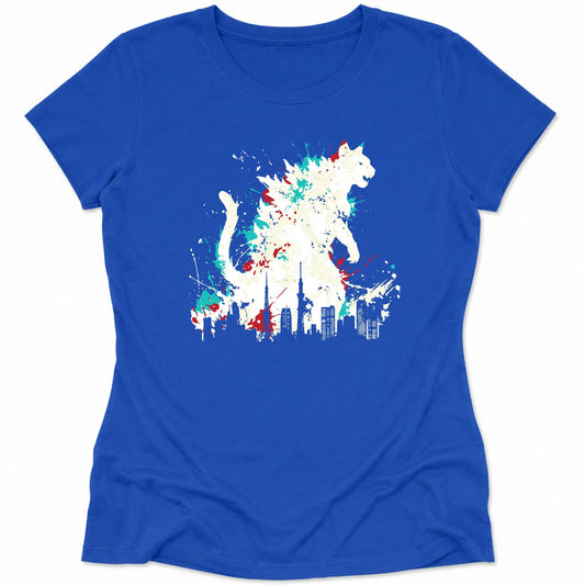 Founders Of Chaos Kyattojira Womens Tee True Royal / S 20708269264131135095 T-Shirt