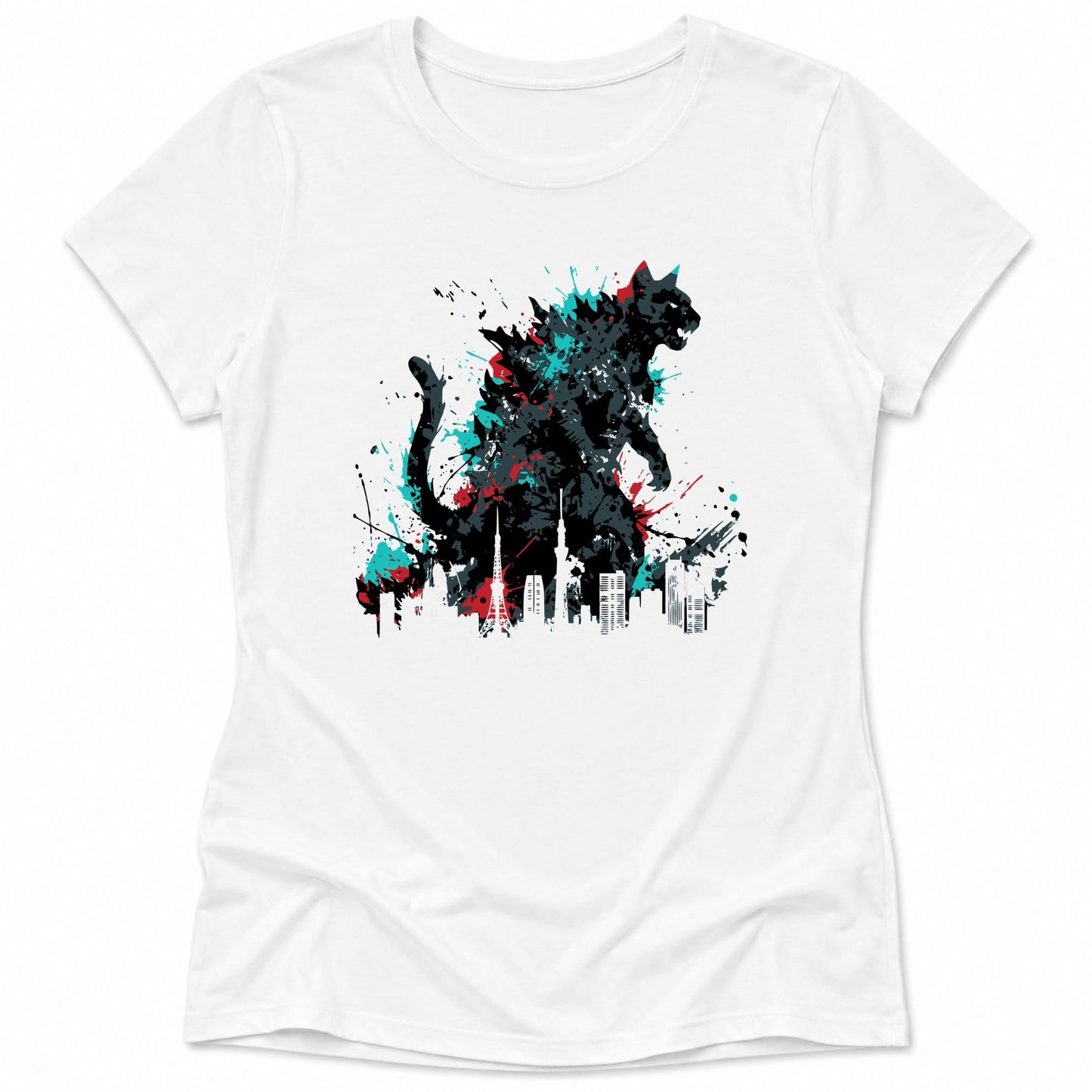 Founders Of Chaos Kyattojira Womens Tee White / S 44699551475329020677 T-Shirt