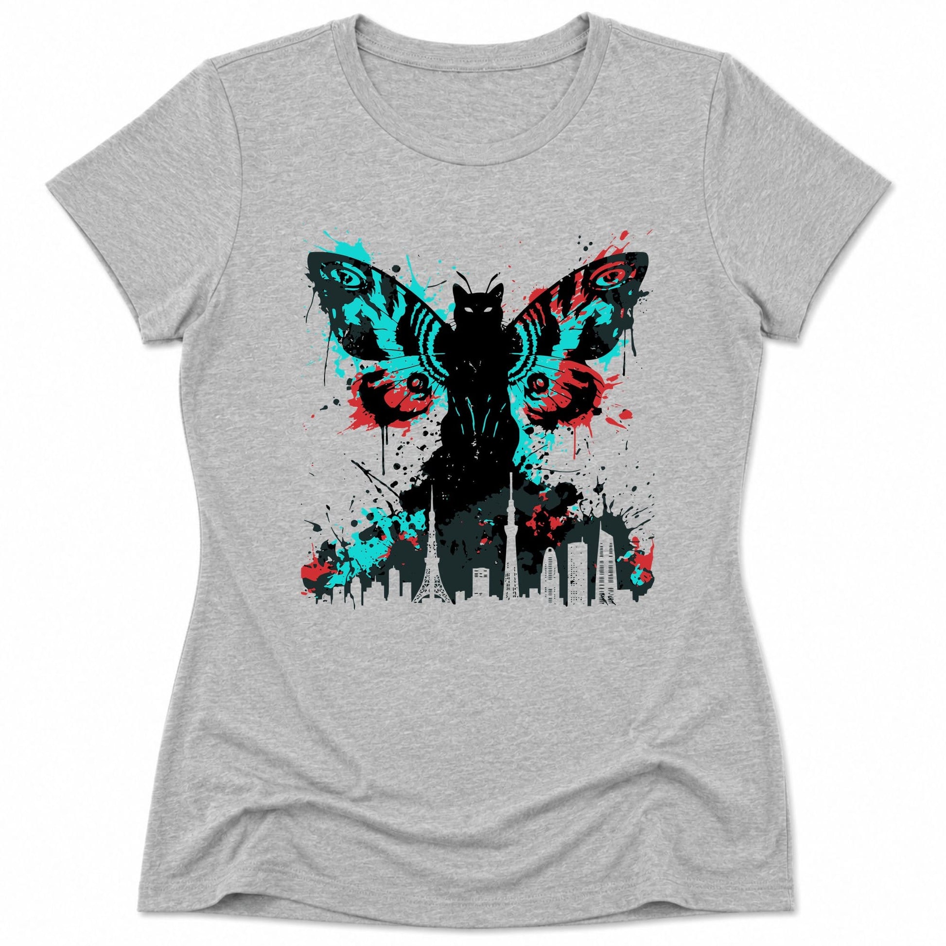 Founders Of Chaos Nyasura Womens Tee Athletic Heather / S 40773617044670716602 T-Shirt