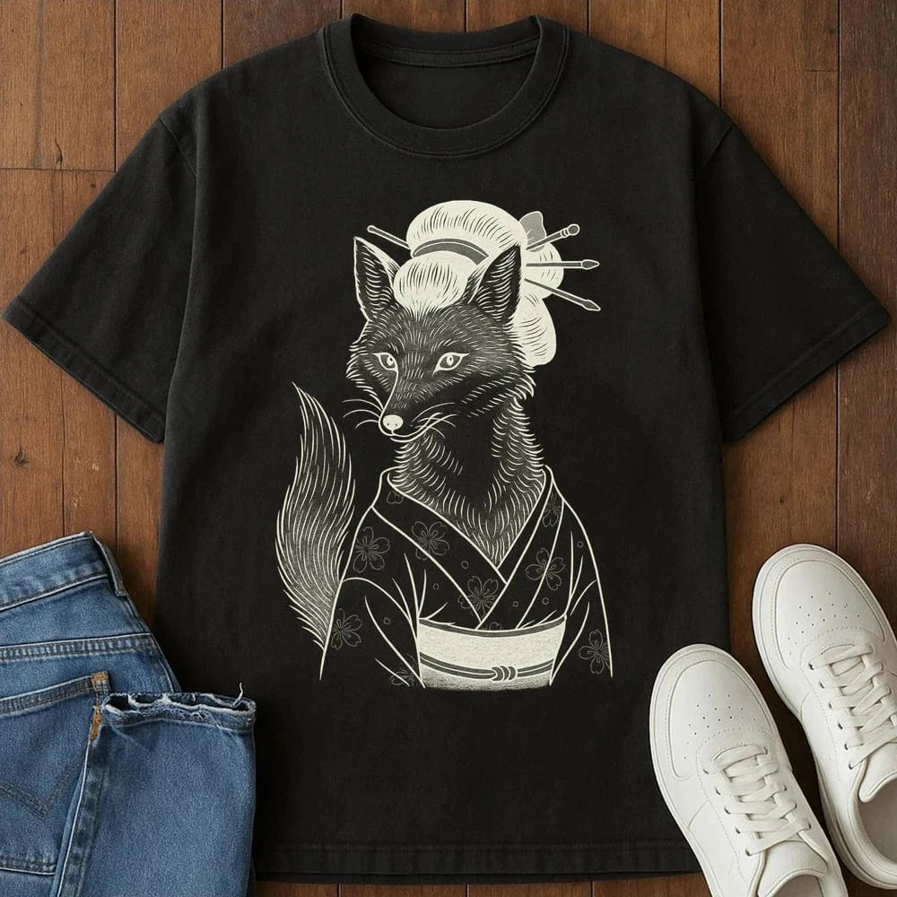 Foxy Grace T-Shirt Black / S 18449780058456969678 T-Shirt