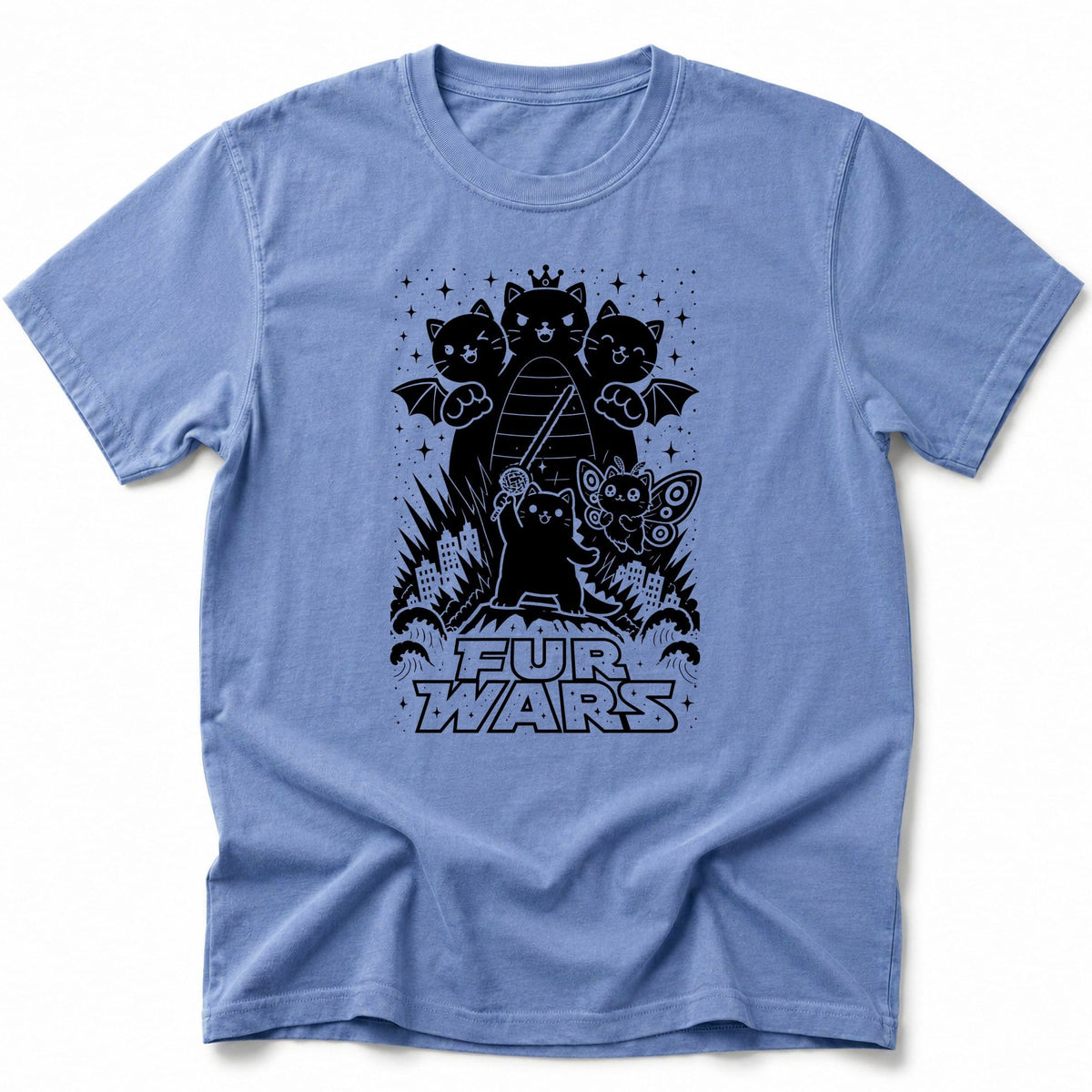 Fur Wars T-Shirt Blue Jean / S 29456826878157641248 T-Shirt