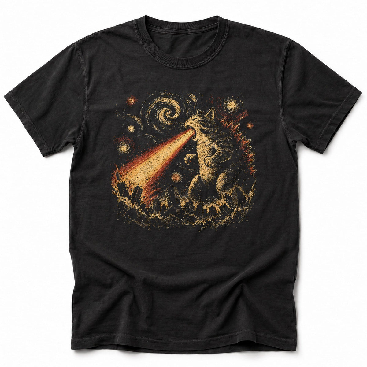Galactic Roar T-Shirt Black / S 11581126850442122774 T-Shirt