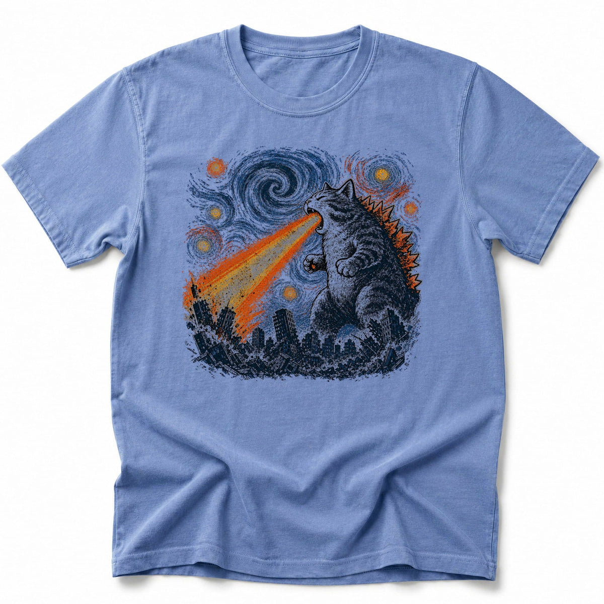 Galactic Roar T-Shirt Blue Jean / S 15438097287581167604 T-Shirt