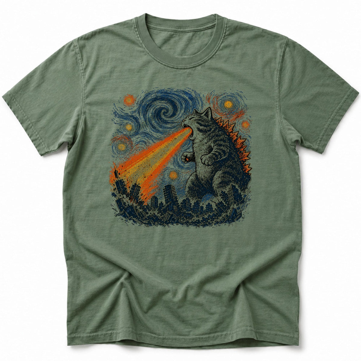 Galactic Roar T-Shirt Moss / S 15023427704698133543 T-Shirt