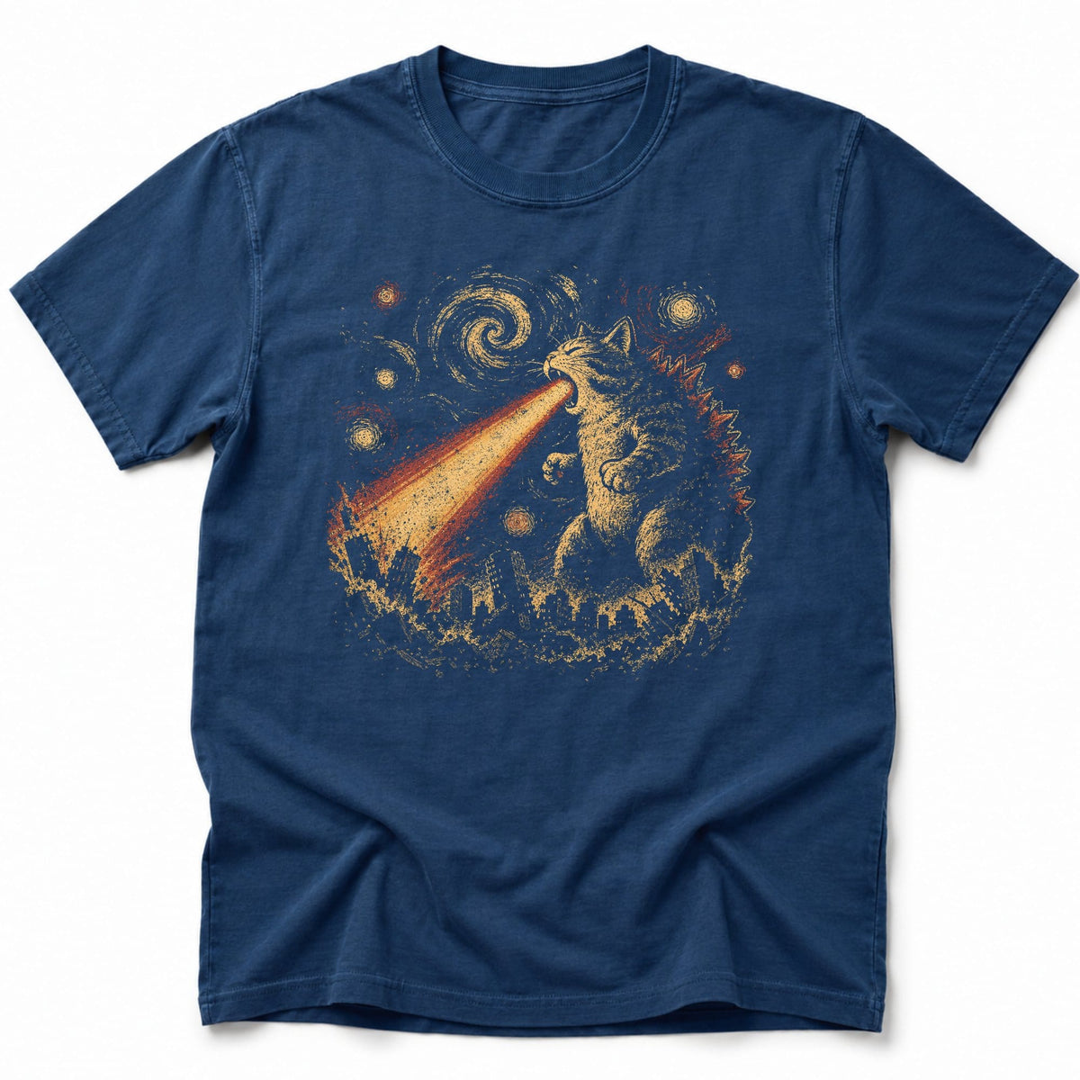 Galactic Roar T-Shirt Navy / S 46632015580295625547 T-Shirt