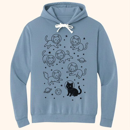 Galaxy Meow Hoodie Blue Jean / S 15990910151121159695 Hoodie