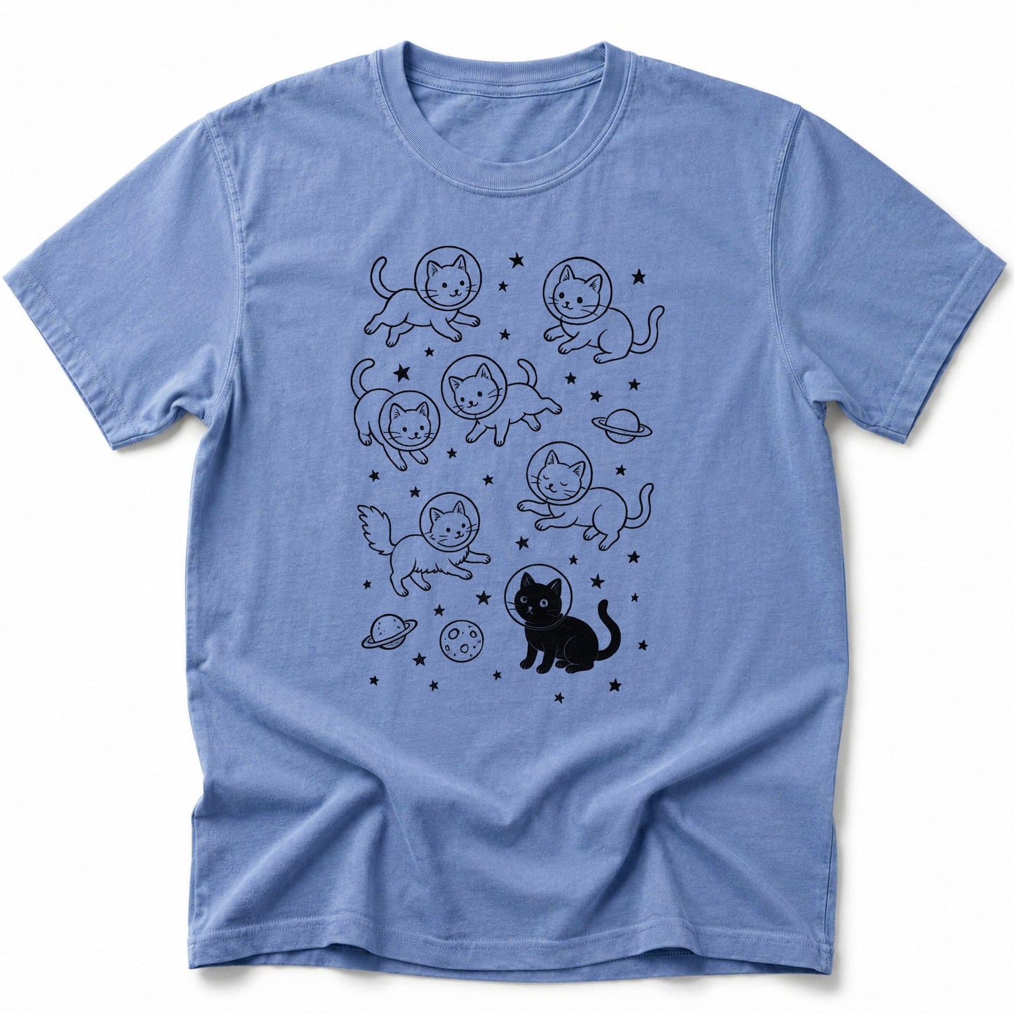 Galaxy Meow T-Shirt Blue Jean / S 29322352975548286811 T-Shirt