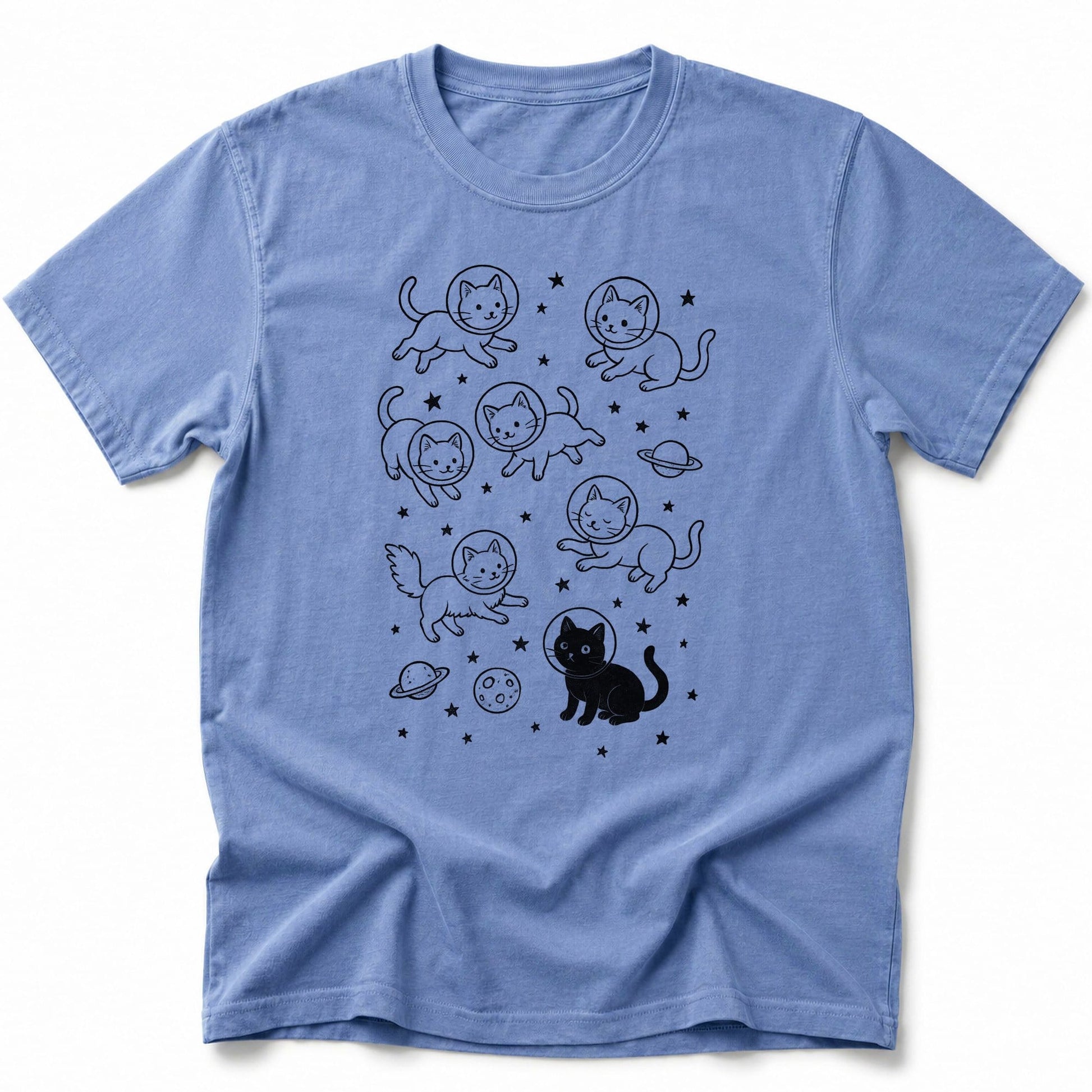 Galaxy Meow T-Shirt Blue Jean / S 29322352975548286811 T-Shirt