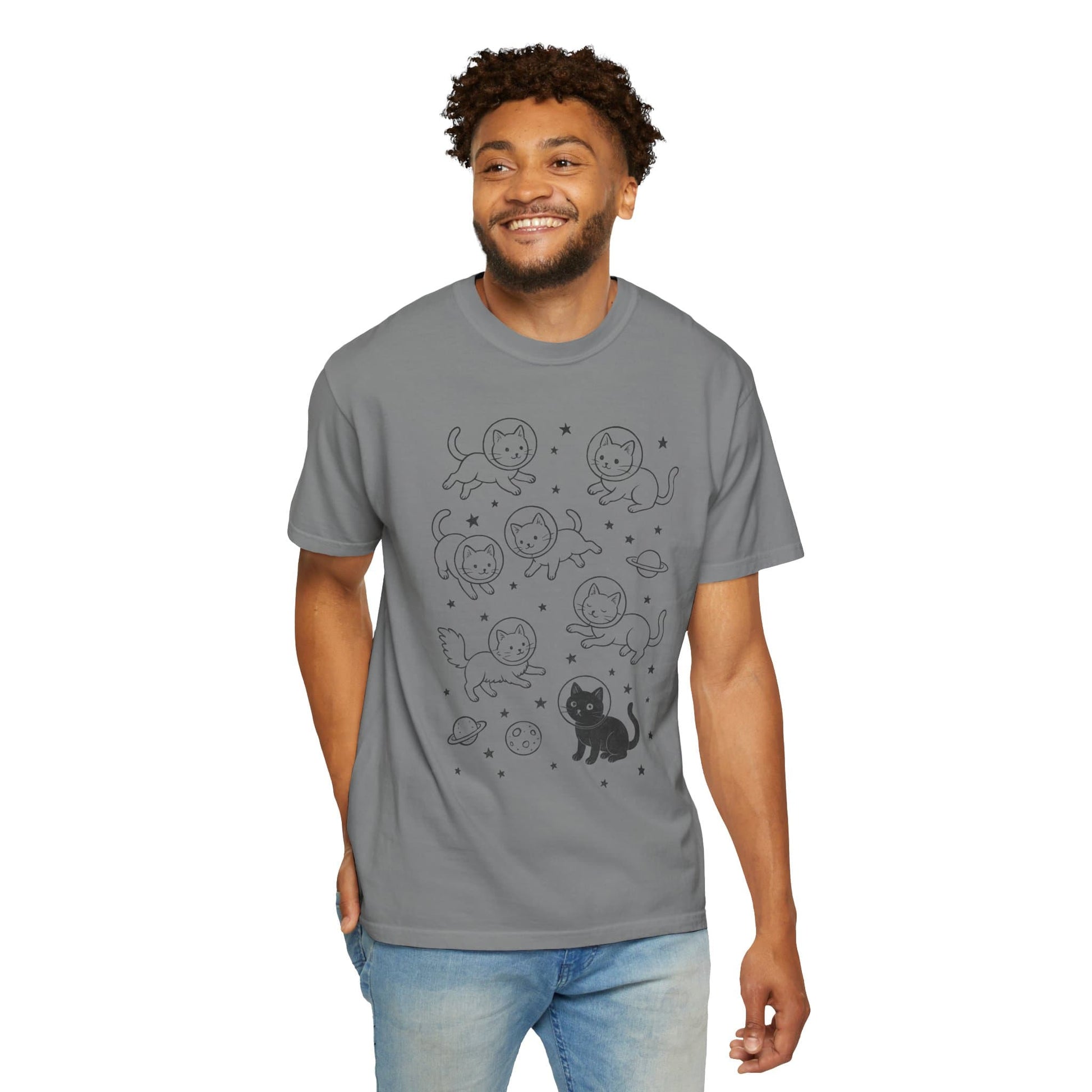 Galaxy Meow T-Shirt  – Softest Cat Tee on Earth T-Shirt