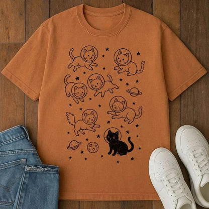 Galaxy Meow T-Shirt Yam / S 18006340018225580485 T-Shirt