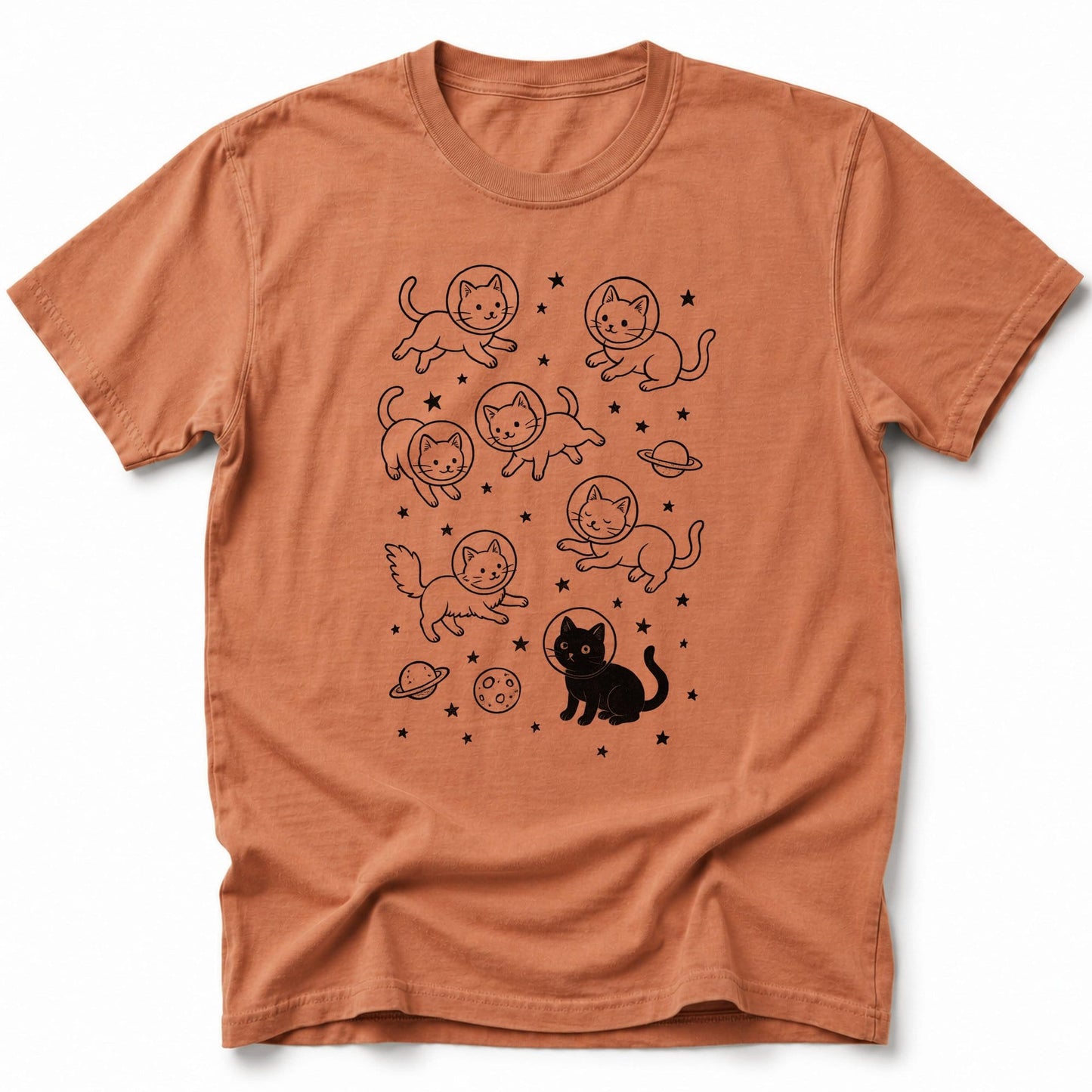 Galaxy Meow T-Shirt Yam / S 18006340018225580485 T-Shirt