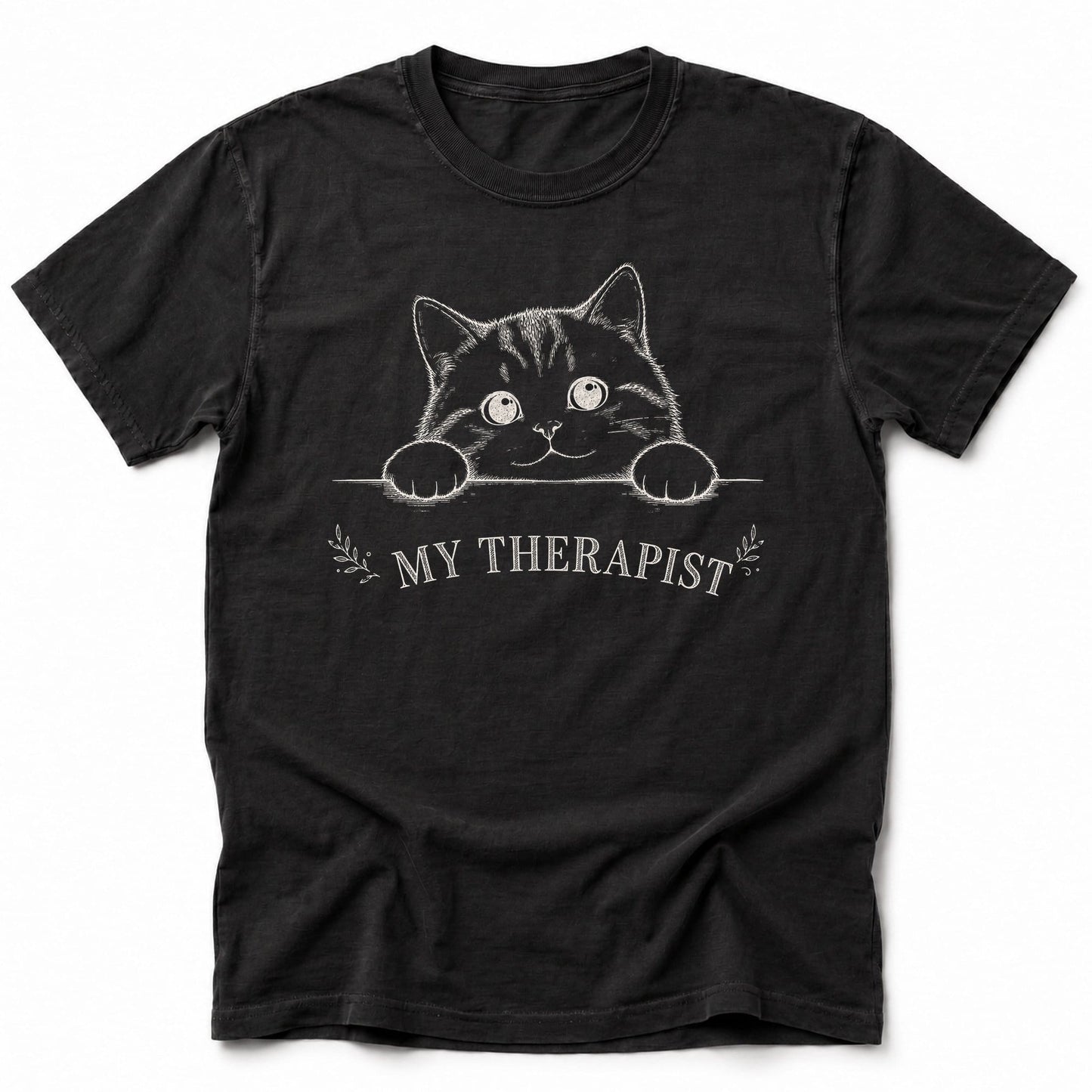 Gentle Peek T-Shirt Black / S 13457689137067384930 T-Shirt