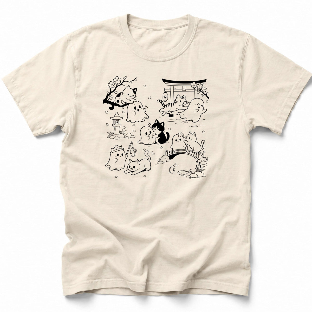 Ghost Purrade T-Shirt Ivory / S 33305302241265990106 T-Shirt