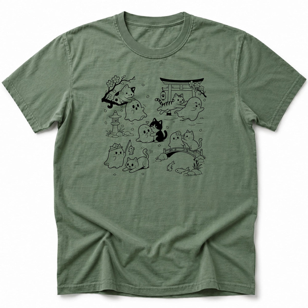 Ghost Purrade T-Shirt Moss / S 28796570686194016498 T-Shirt