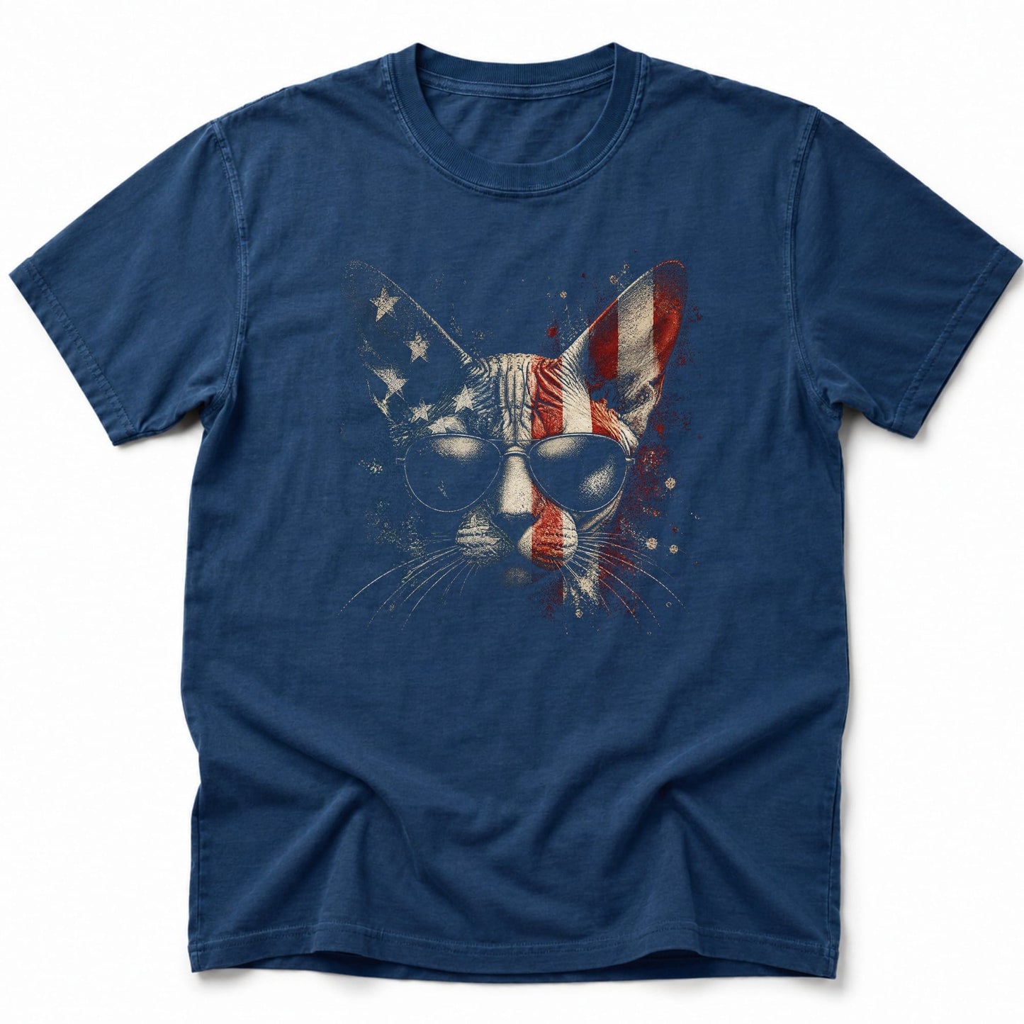 Hairless Careless Freedom T-Shirt Navy / S 23335645556297647270 T-Shirt