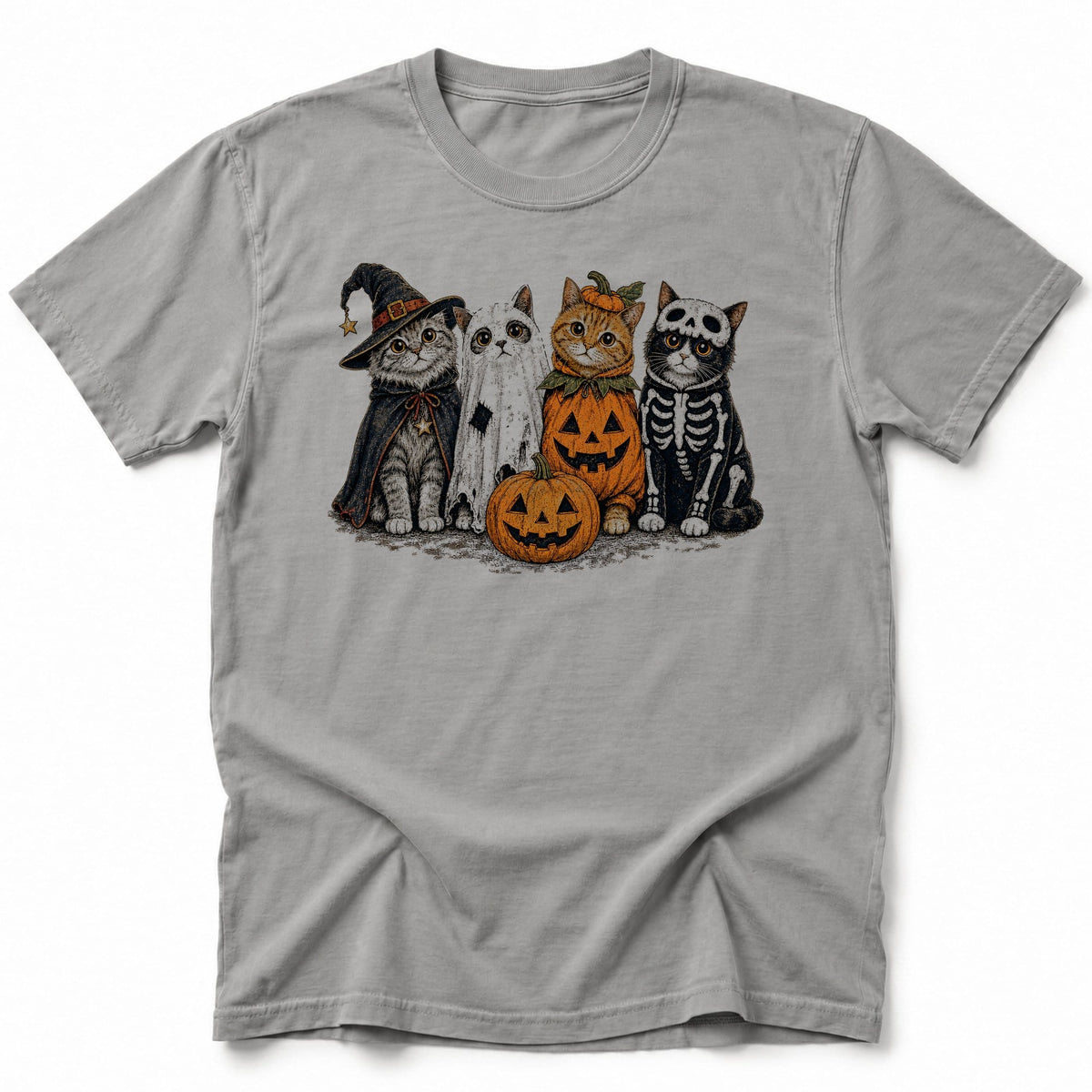 Halloween Quartet T-Shirt Grey / S 26865327947267529362 T-Shirt