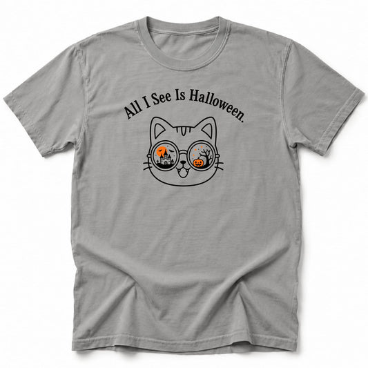 Halloween Visions T-Shirt Grey / S 25143514506936324043 T-Shirt