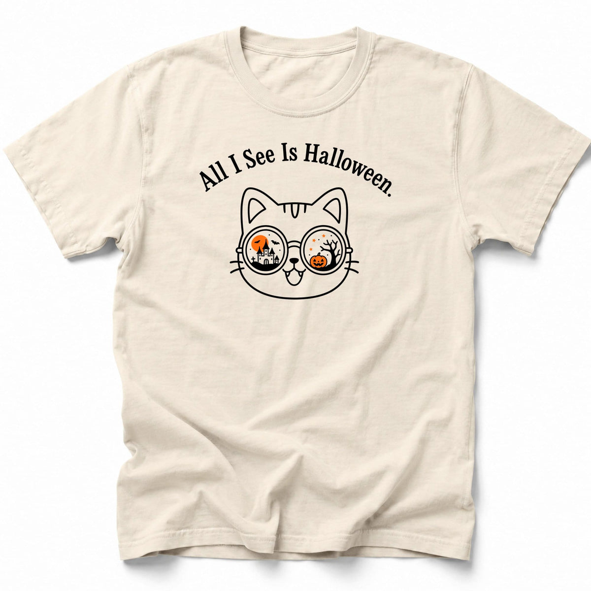 Halloween Visions T-Shirt Ivory / S 32683707011383787386 T-Shirt