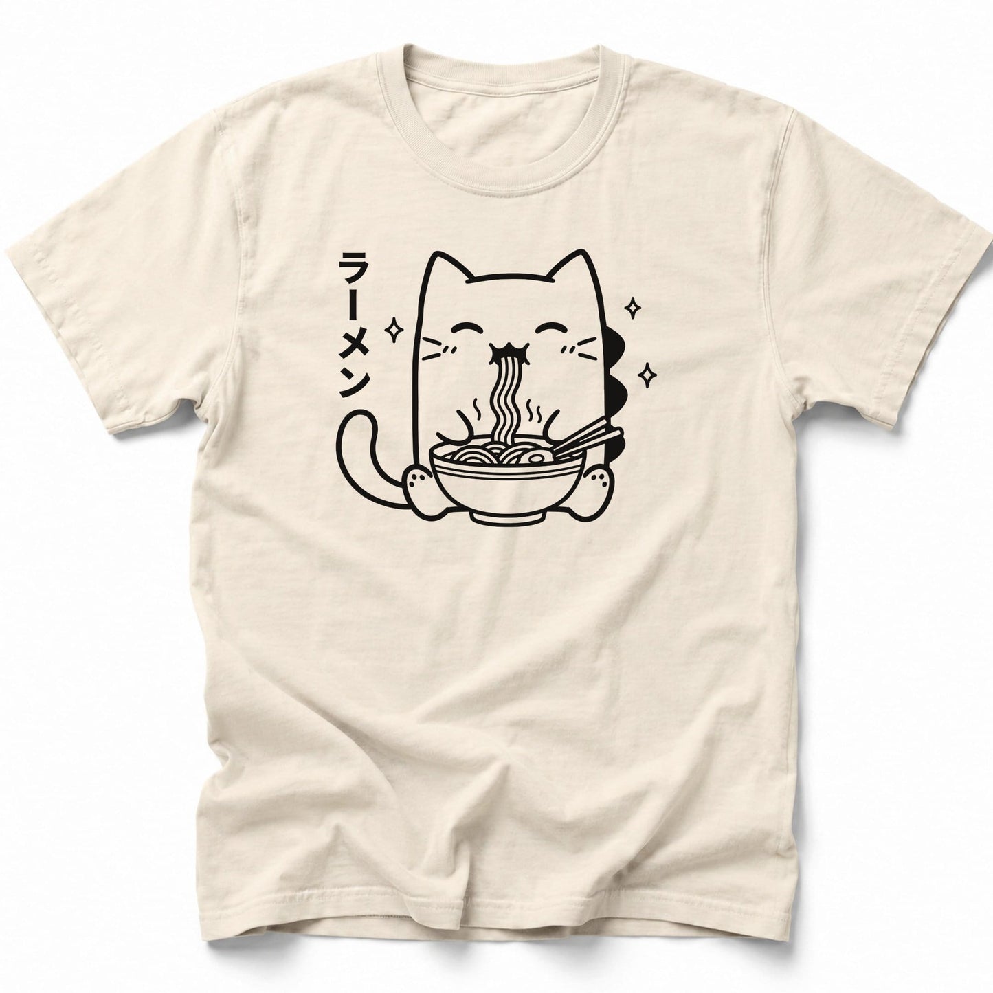 Happy Kyattojira Ramen T-Shirt Ivory / S 84506267190028120522 T-Shirt