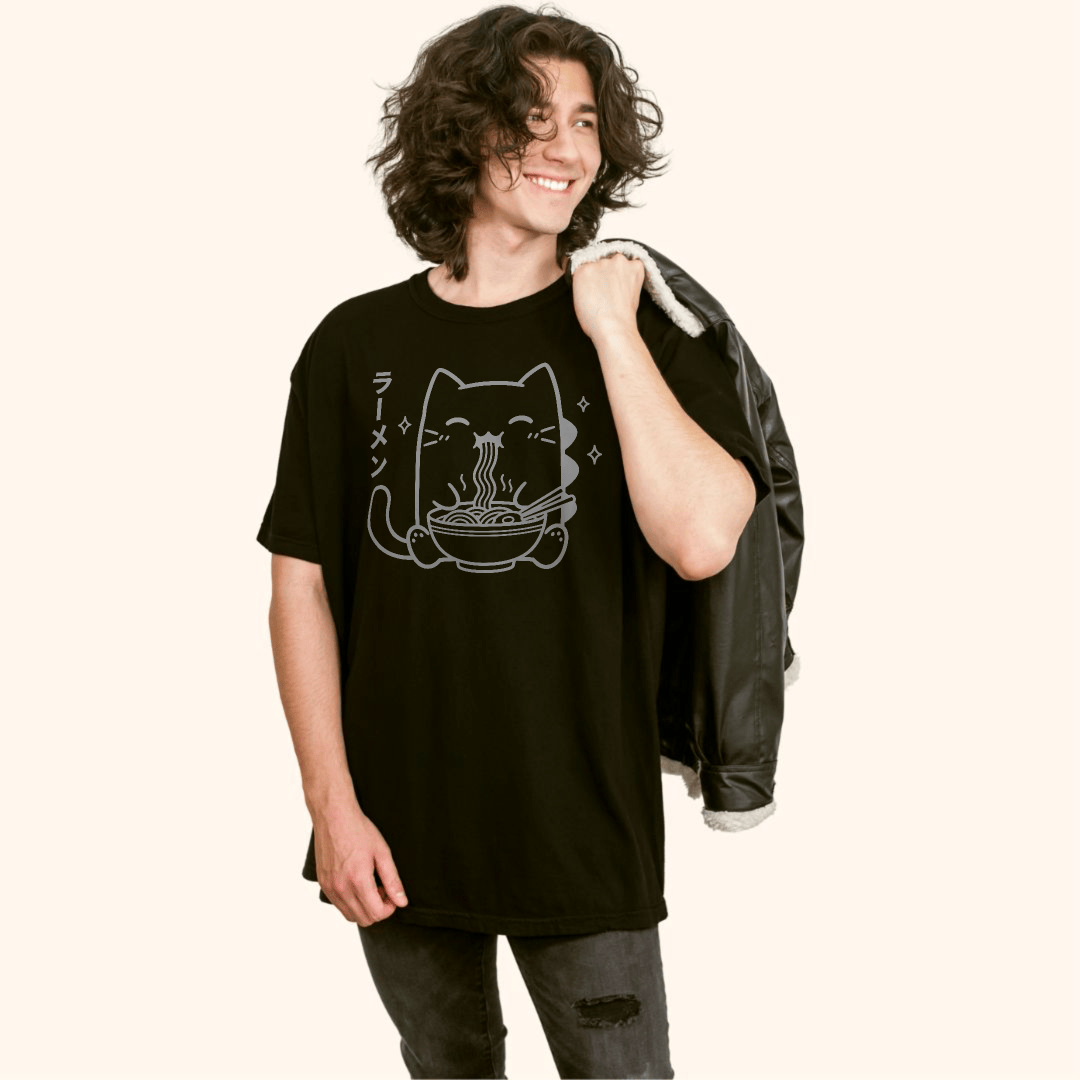 Happy Kyattojira Ramen T-Shirt T-Shirt