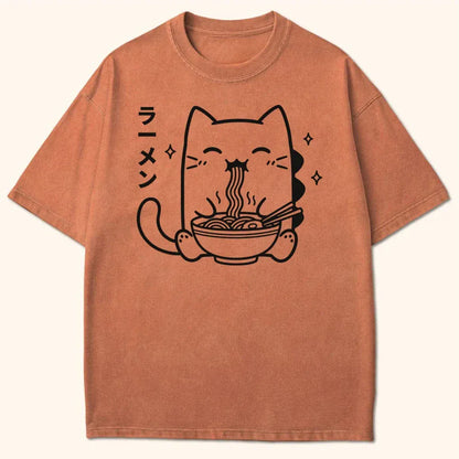 Happy Kyattojira Ramen T-Shirt Yam / S 24819996421288200484 T-Shirt