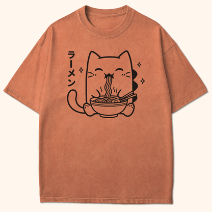 Happy Kyattojira Ramen T-Shirt Yam / S 24819996421288200484 T-Shirt